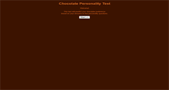 Desktop Screenshot of chocolatepersonality.com